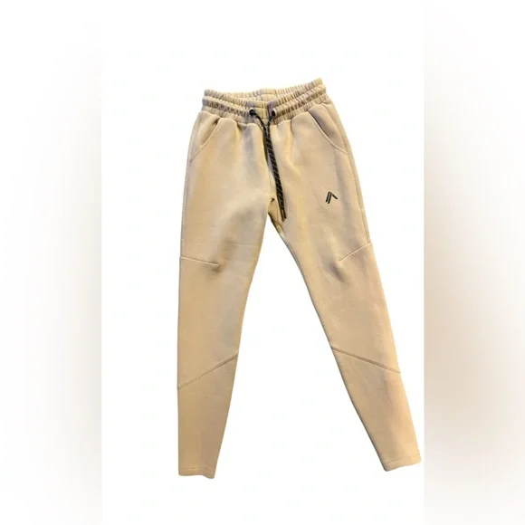 ALPHALETE WOMEN'S ELMTS ZIP JOGGER -TAN , Size X-Small Like New - Picture 2 of 5
